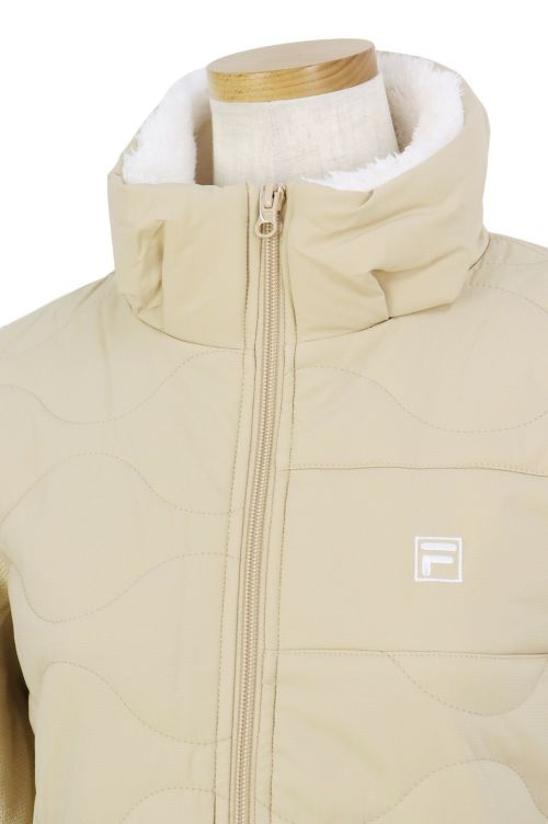 FILA ニット×中綿ブルゾン レディース FILA] [フィラ] GOLF 中綿