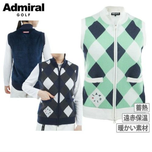 ニットベスト レディース アドミラルゴルフ Admiral Golf 日本