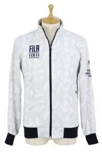 FILA ゴルフジャケット M ホワイト フィラゴルフ ブルゾン ジャケット スポーツ ゴルフウエア