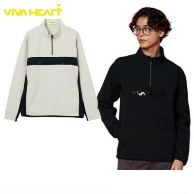 サイズ：52 VIVA HEART ビバハート 2023年モデル 裏起毛 長袖トレーナー  グレー系 [240101416275] ゴルフウェア メンズ ストスト サイズ：52 VIVA HEART ビバハート 2023年モデル 裏起毛 長袖