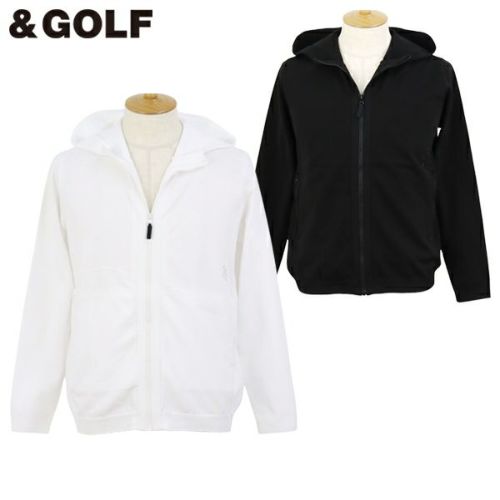 ニットブルゾン メンズ アンドゴルフ ＆GOLF 2025 秋冬 新作 ゴルフ