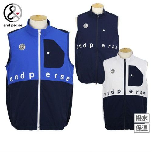 Mサイズ　新品定価35200円　2025モデル　アンパスィ　メンズ　ベスト 20％OFFセール】ベスト メンズ アンパスィ and per se 2025 秋冬 新作