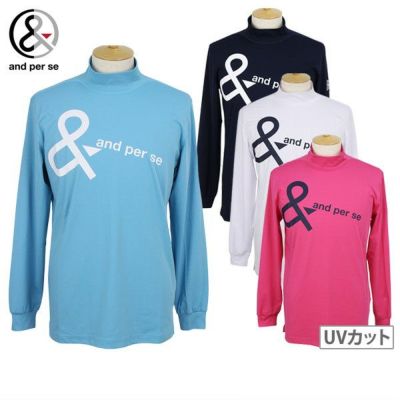 【送料無料】【メール便対応】ハイネックシャツ メンズ アンパスィ and per se 2025 秋冬 新作 ゴルフウェア amf9225w2 20％OFFセール】ハイネックシャツ メンズ アンパスィ and per se 2025
