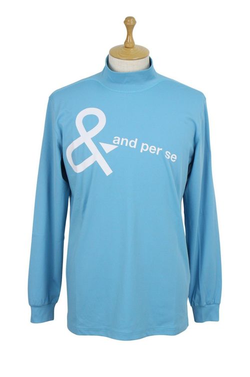 ハイネックシャツ メンズ アンパスィ and per se 2025 秋冬 新作