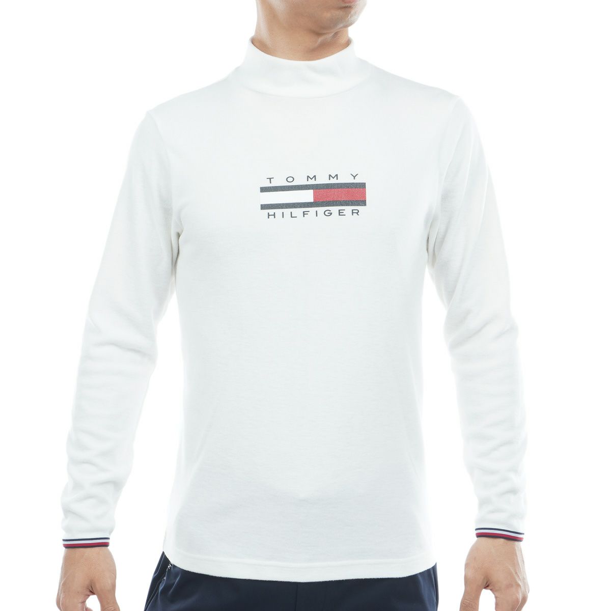 トミーヒルフィガーのハイネックシャツ