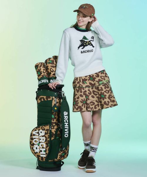 楽天市場】アルチビオ 秋冬 ゴルフ ポイント刺繍ファーハット バケハ