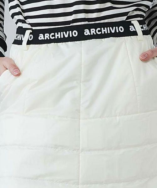 【2025春夏】アルチビオ ARCHIVIO 白 プリーツスカート レディース 2025春夏】アルチビオ ARCHIVIO 白 プリーツスカート レディース
