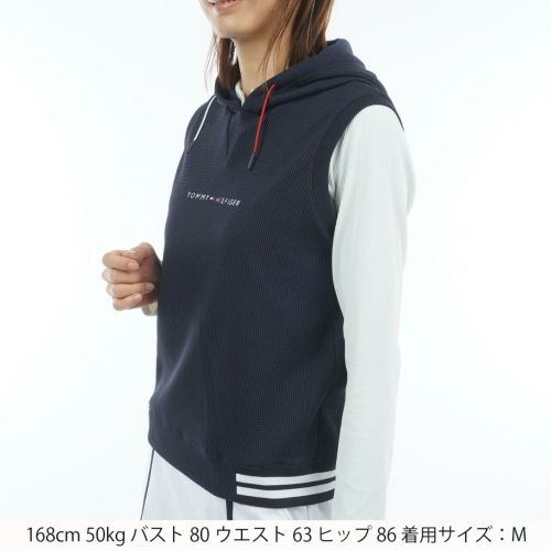   - トミーヒルフィガーゴルフレディースベストサイズL ベスト レディース トミー ヒルフィガー ゴルフ TOMMY HILFIGER