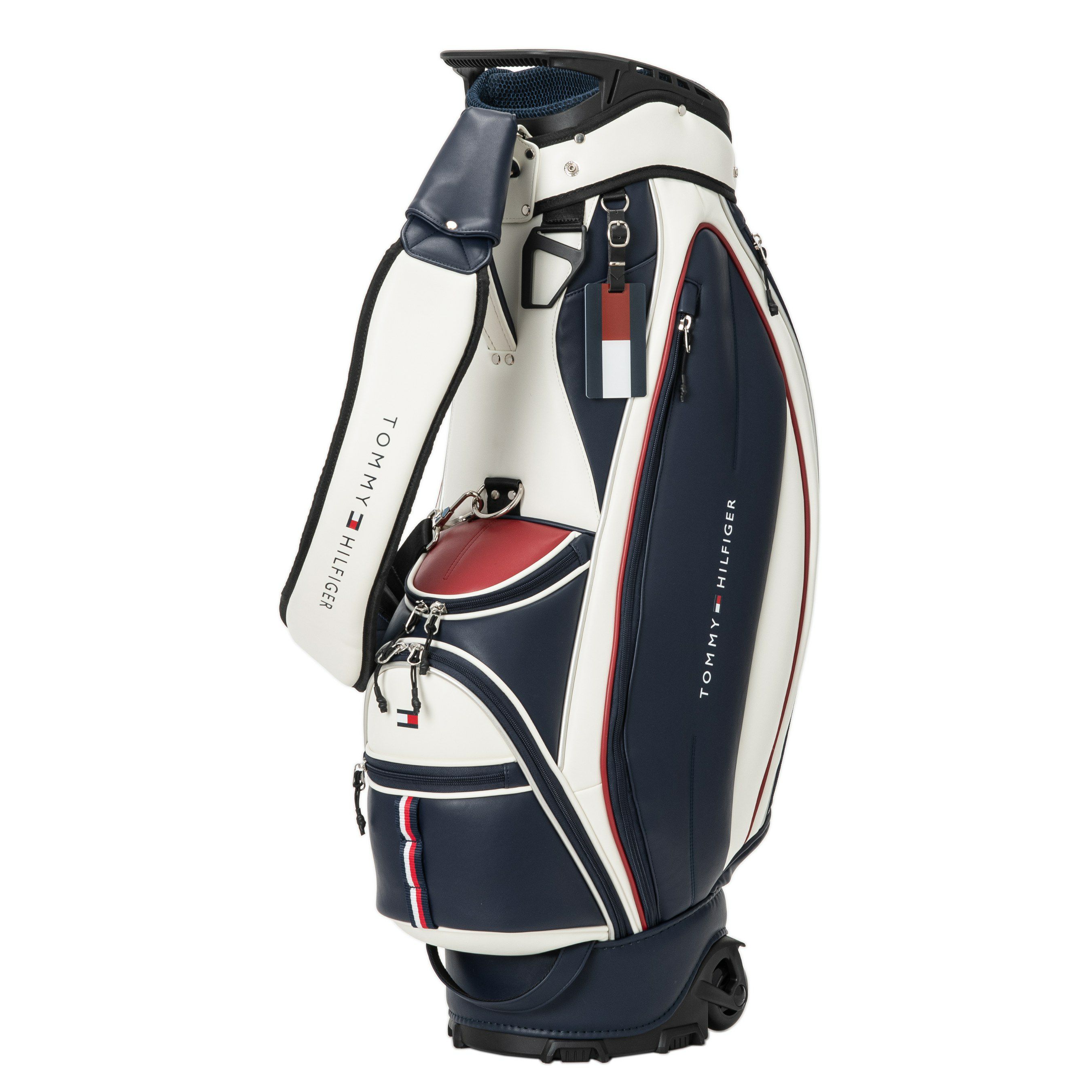 トミーヒルフィガーゴルフ日本正規品のキャディバッグ