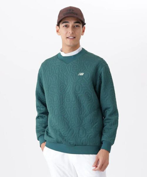 値下げ不可❗ 早い者勝ち❗ ニューバランス ゴルフ トレーナー ニット ゼブラ柄 クルーネック ニット プルオーバー (WOMENS SPORT) | new