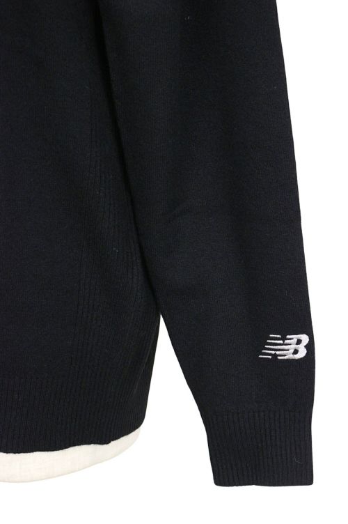 ニューバランスゴルフ ウール混 ニット 裏地付 ネイビー サイズ5 ニューバランスゴルフ ウール混 ニット 裏地付 ネイビー サイズ5
