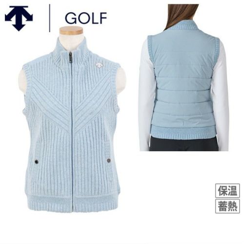 デサントゴルフ　ダウンベスト　レディースL DESCENTE GOLF - 【レディース】 フルジップ ダウンベスト