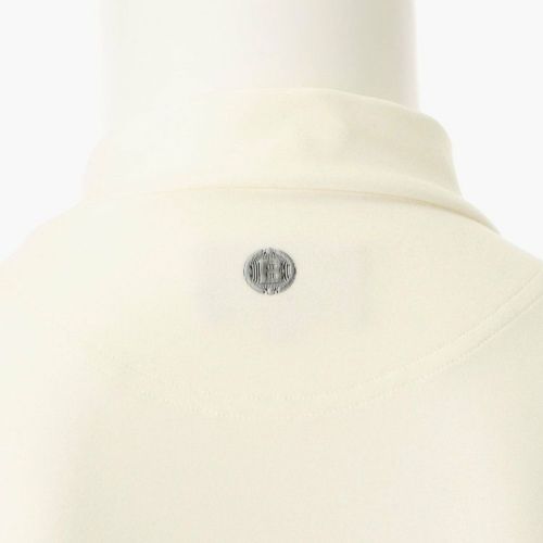 BRIEFING メッシュハイネックシャツ ホワイト PING APPAREL】メッシュジャカード半袖ハイネックシャツ ＜GOLD