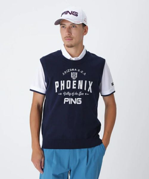 30％OFFセール】ポロシャツとベスト メンズ ピン PING 2025 秋冬 新作