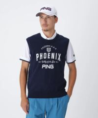 30％OFFセール】ポロシャツとベスト メンズ ピン PING 2025 秋冬 新作