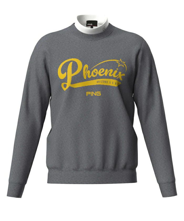 ピンのセーター