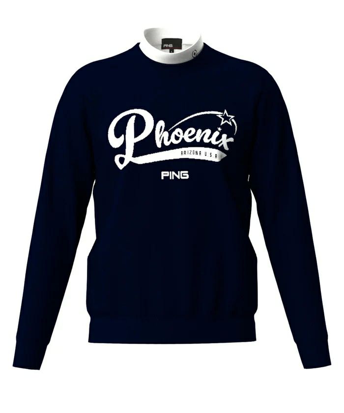 ピンのセーター