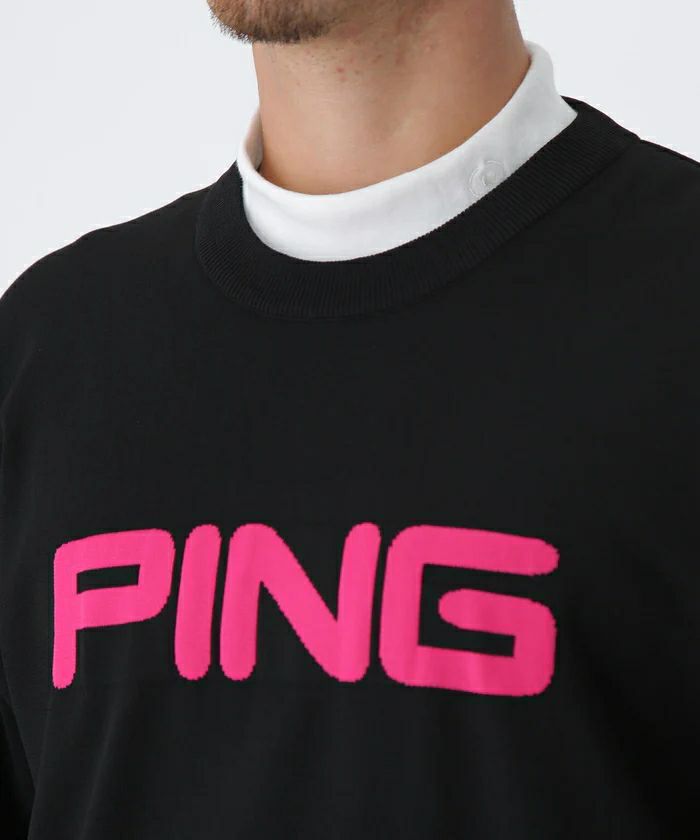 ピンのセーター