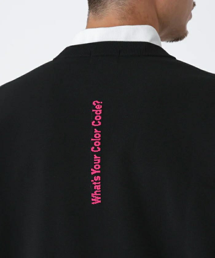 ピンのセーター