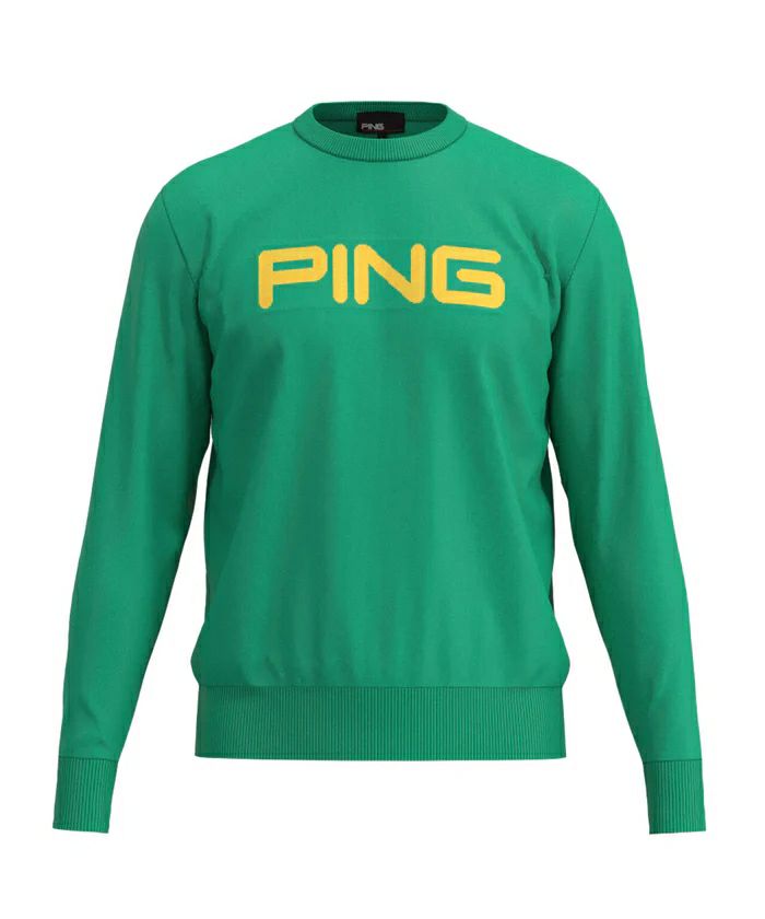 ピンのセーター