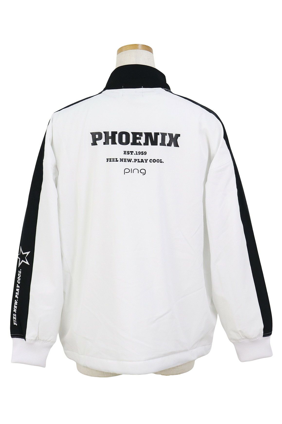 ピンのブルゾン