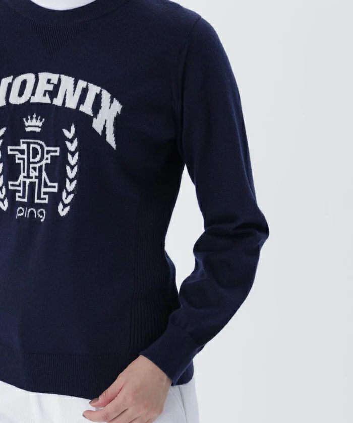 ピンのセーター