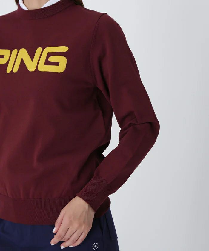 ピンのセーター