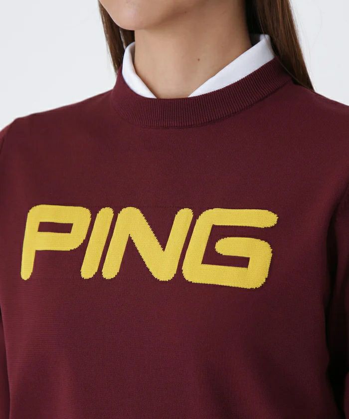 ピンのセーター