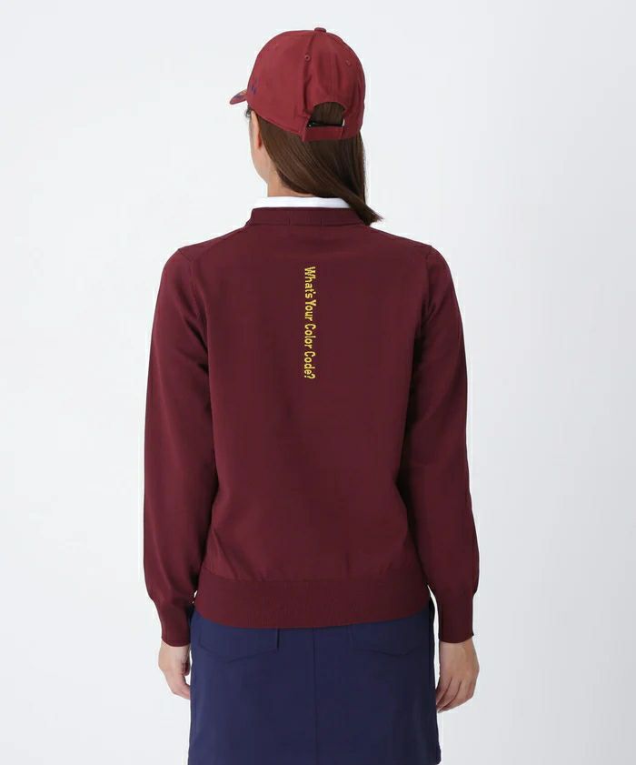 ピンのセーター