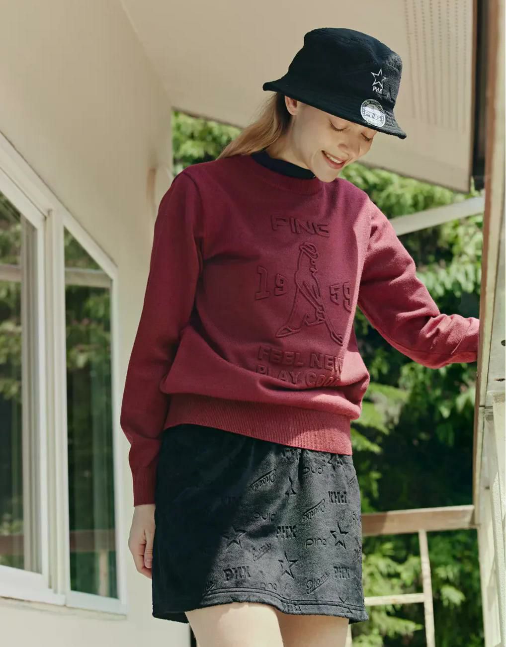 ピンのスカート