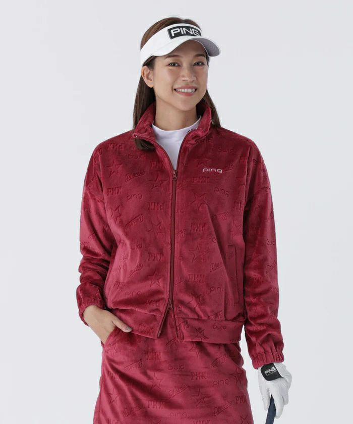 ピンのブルゾン