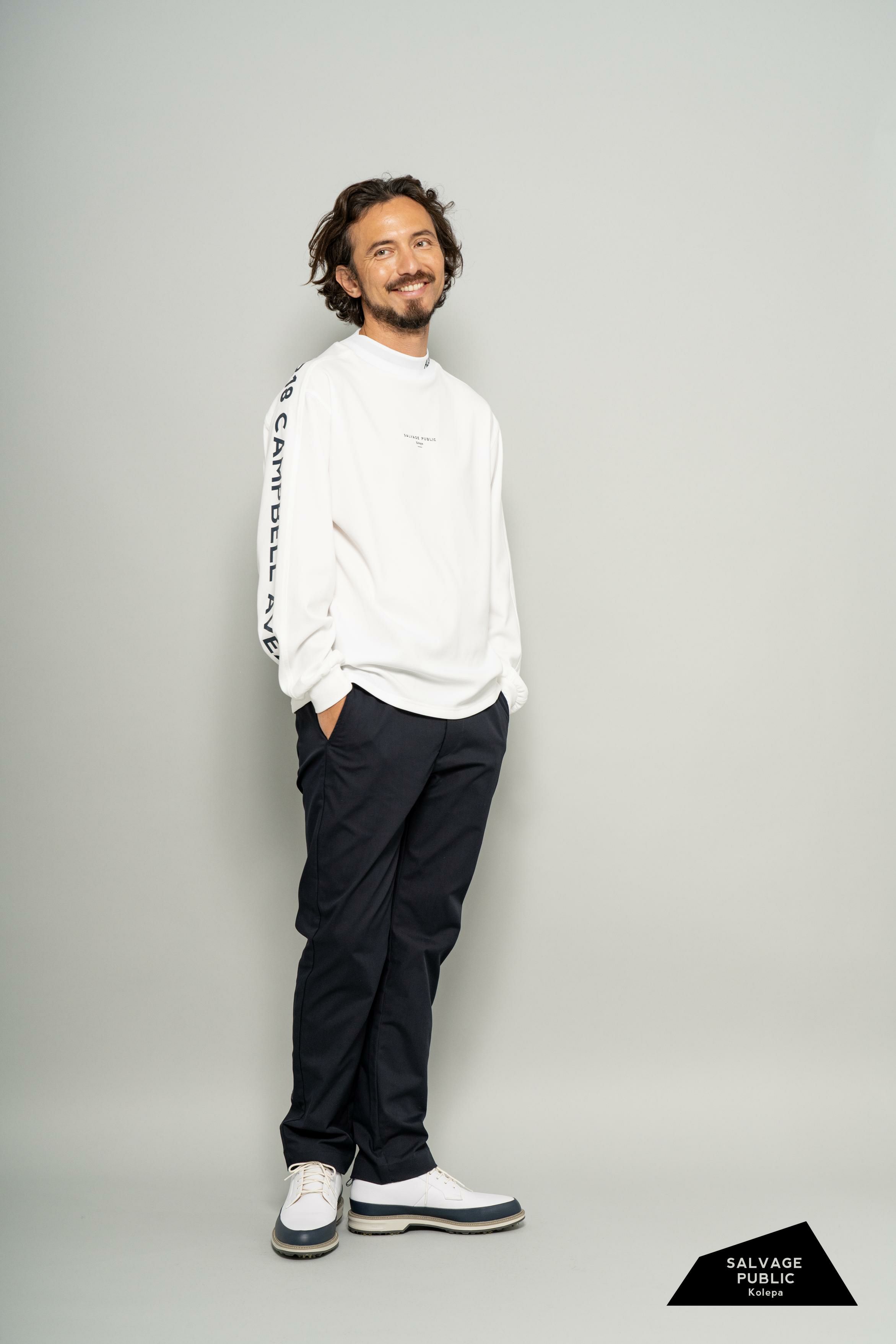 サルベージパブリックコレパのハイネックシャツ