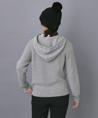 ADABAT フード付きセーター グレー新品未使用 セーター レディース アダバット adabat 2025 秋冬 新作 ゴルフウェア