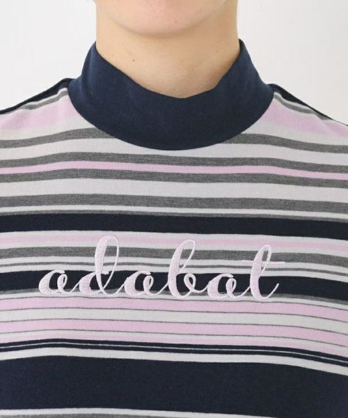 ハイネックシャツ レディース アダバット adabat 2025 秋冬 新作