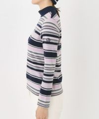 ハイネックシャツ レディース アダバット adabat 2025 秋冬 新作