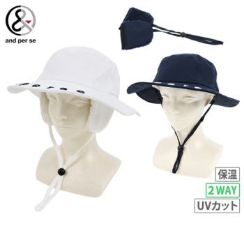 ハット メンズ レディース アンパスィ and per se 2025 秋冬 新作 ゴルフ auf8615 20％OFFセール】ハット メンズ レディース アンパスィ and per se 2025