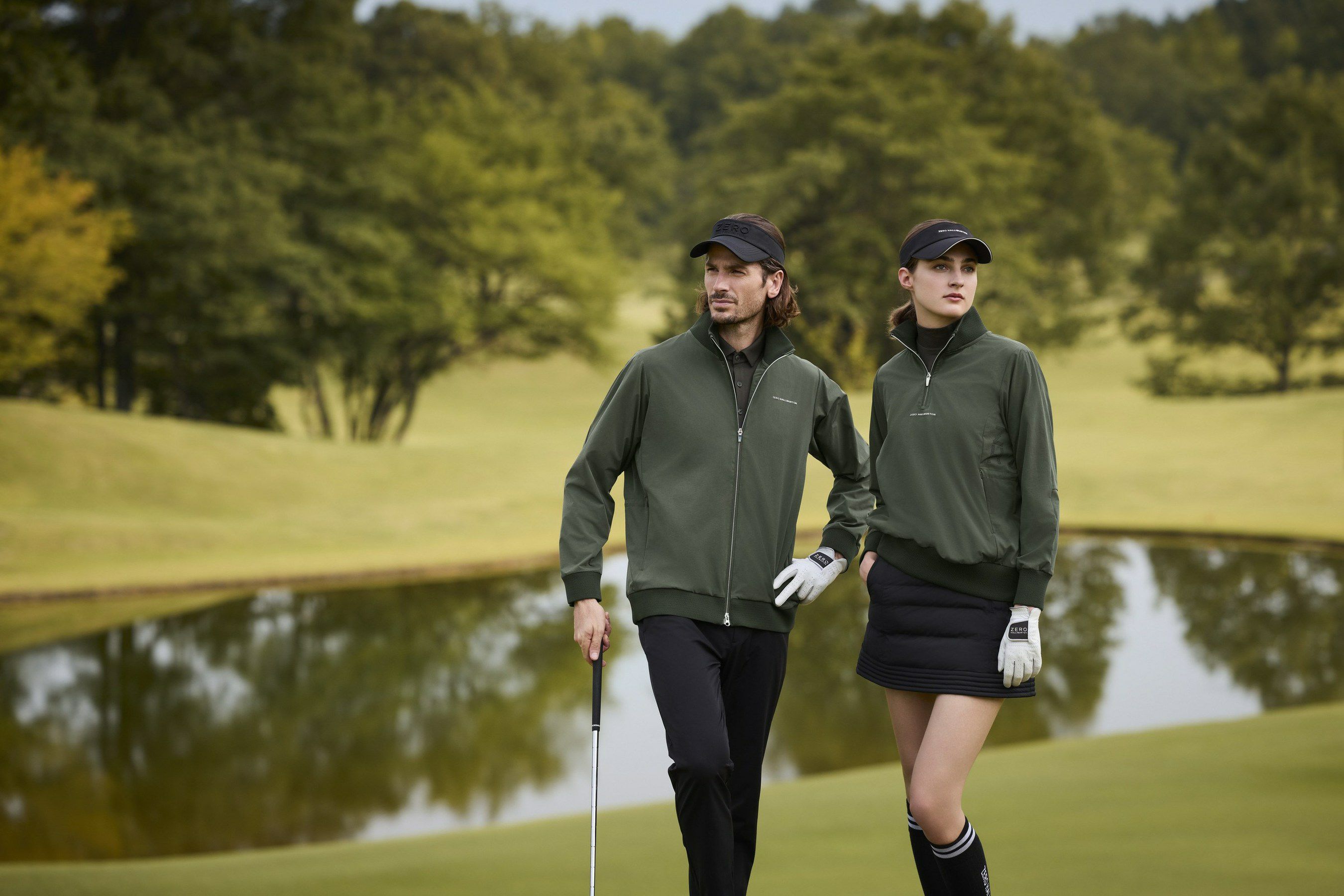 ゼロハリバートンゴルフのブルゾン