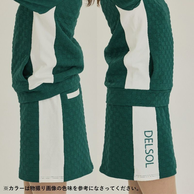 デルソルゴルフのトレーナー スカート 上下セット