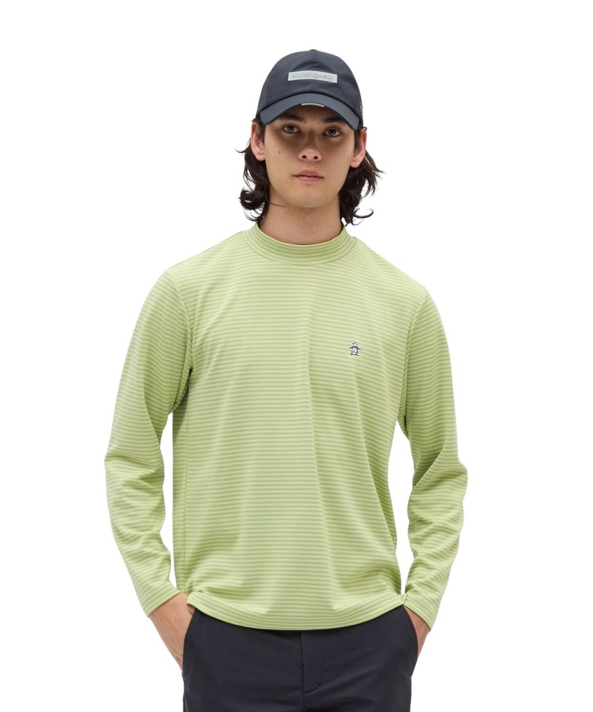 【新品】マンシングウェア　モックネック長袖シャツ　蓄熱保温　М　ヒートナビゴルフ Munsingwear 公式 マンシングウェア ヒートナビタートルネック長袖