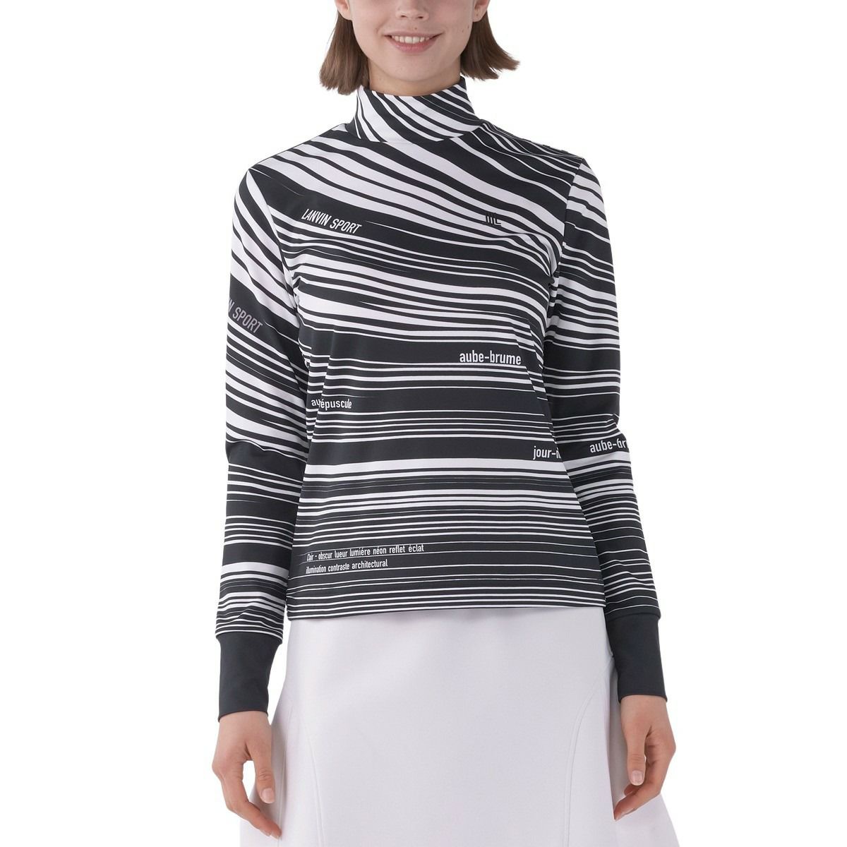 ランバンスポールのハイネックシャツ