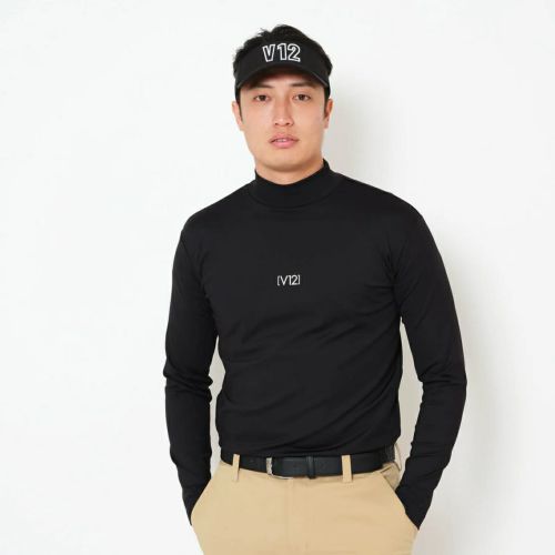 ハイネックシャツ メンズ V12 ゴルフ ヴィ・トゥエルブ 2025 秋冬 新作