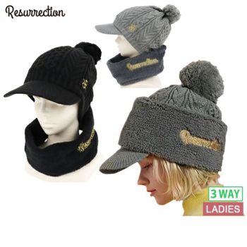 20％OFFセール】ニットキャップ レディース レザレクション