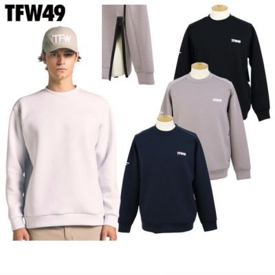 TFW49 クルーネック　スウェット　L ベージュ　ゴルフ　トレーナー 大感謝祭P10倍】トレーナー メンズ ティーエフダブリュー フォー