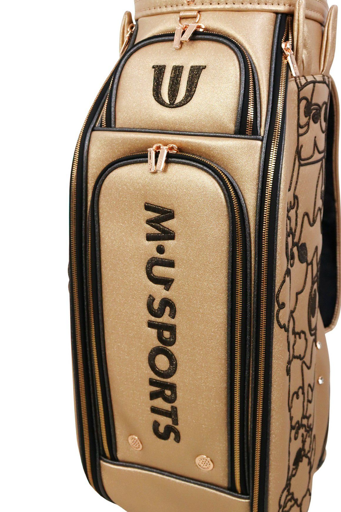 キャディバッグ メンズ レディース MUスポーツ エムユー スポーツ M.U