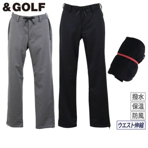 ロングパンツ メンズ アンドゴルフ ＆GOLF 2025 秋冬 新作 ゴルフ