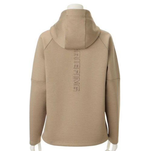 【超美品】BRIEFING レディース パーカー フリース ベージュ M 大感謝祭P10倍】パーカー レディース ブリーフィング ゴルフ BRIEFING