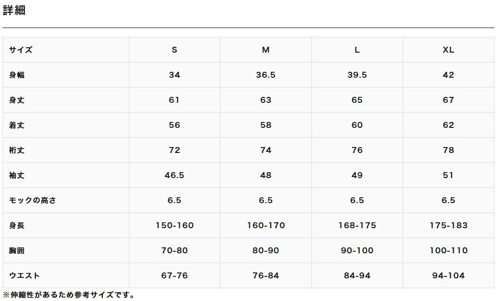 ゼロフィットのアンダーウェア