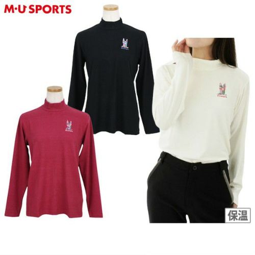 【送料無料】ハイネックシャツ レディース MUスポーツ エムユー スポーツ M.U SPORTS MUSPORTS 2025 秋冬 新作 ゴルフウェア 701r8400 30％OFFセール】ハイネックシャツ レディース MUスポーツ エムユー