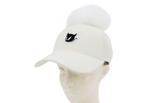 WAAC ゴルフ リボン付き レディース キャップ 帽子 白 ゴルフ キャップ