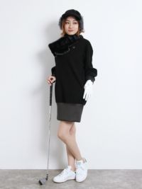 【大感謝祭P10倍】ワンピース レディース ランバン スポール LANVIN SPORT 日本正規品 2025 秋冬 新作 ゴルフウェア vg5fop81l 大感謝祭P10倍】ワンピース レディース ランバン スポール LANVIN